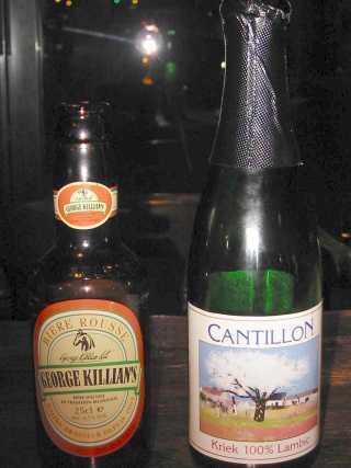 bottles in La Gueuze
